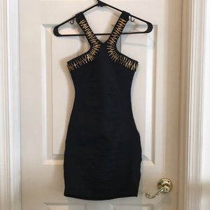 S forever 21 black bodycon dress